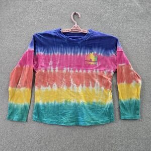 Disney Girl Shirt XL Multicolor Spirit‎ Jersey Tie Dye Disneyland Resort Logo